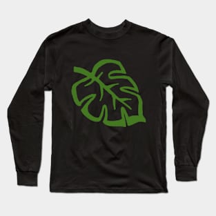 Simple monstera design Long Sleeve T-Shirt